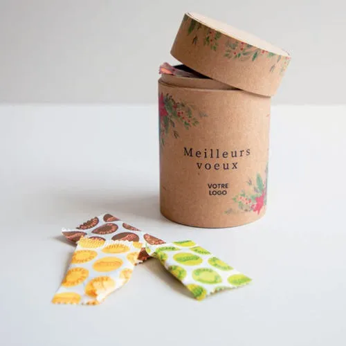 Coffret 9 Mini Chocolats Bio Personnalisé - Commerce Équitable