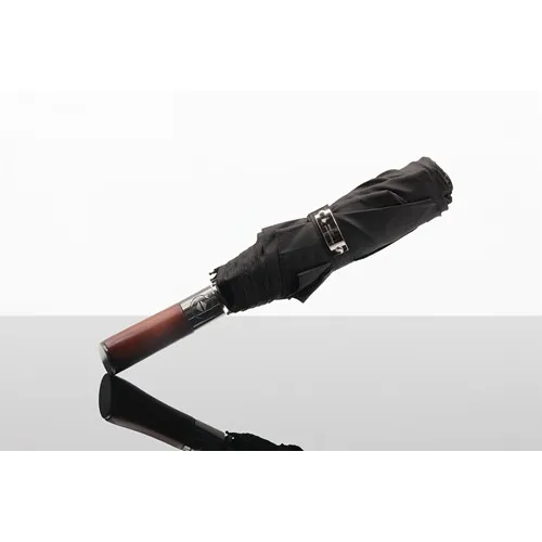 Parapluie Pliable Eco-Responsable Automatique - Poignée Bois