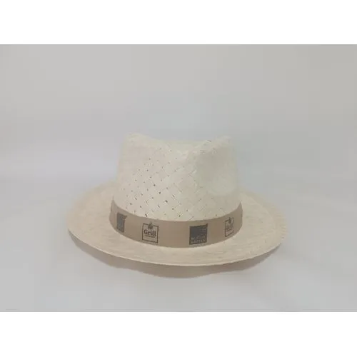 Chapeau Américano en Paille Naturelle Personnalisable