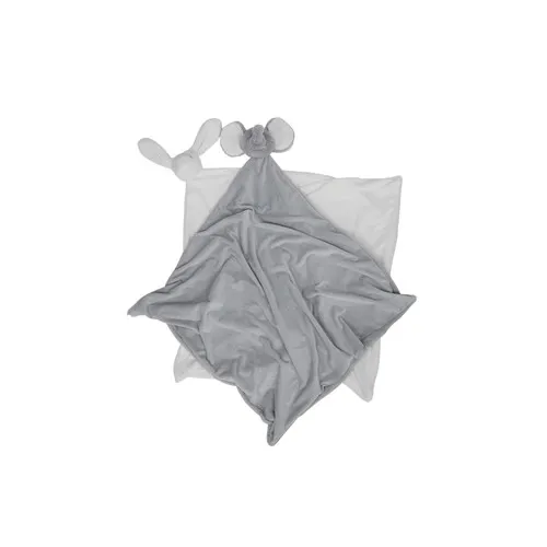 Doudou Éléphant Personnalisable avec Hochet - Cadeau Naissance