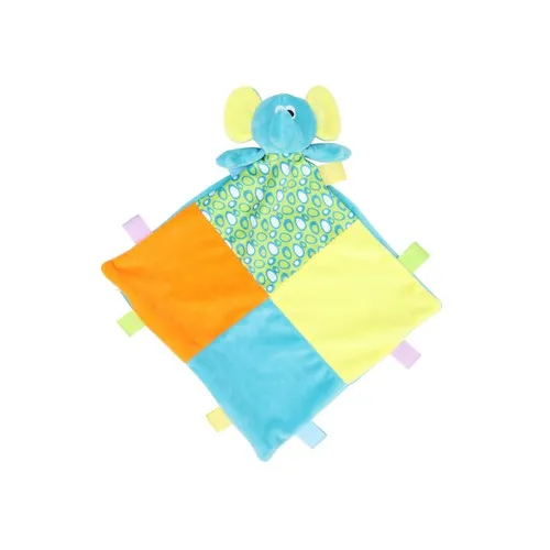 Doudou Éléphant Personnalisable avec Hochet - Cadeau Naissance