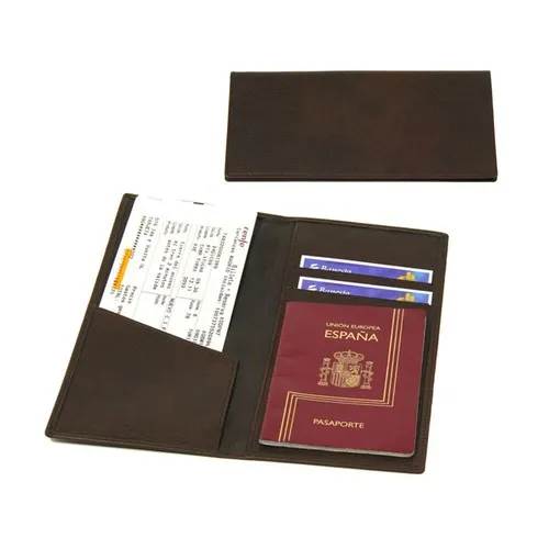 Porte-Passeport Cuir Personnalisable - Cadeau d'Affaires Premium