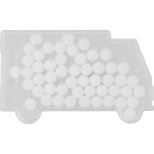Boîte de bonbons menthe personnalisable forme camion