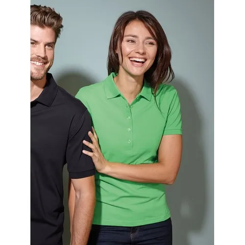 Polo elastique piqué femme