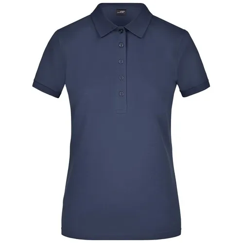 Polo elastique piqué femme