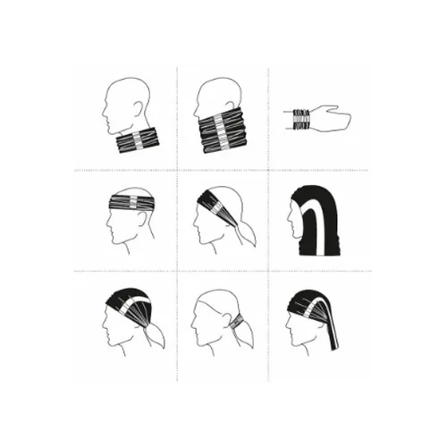 Foulard Tubulaire Haute Visibilité avec Bandes Réfléchissantes