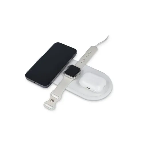 Chargeur sans fil 3-en-1 15W personnalisable - Station de charge rapide