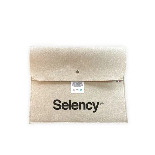 Pochette Ordinateur 13" Feutrine Végétale Personnalisable