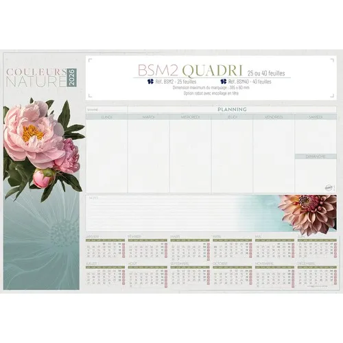 SM2 QUADRI 40 FEUILLES