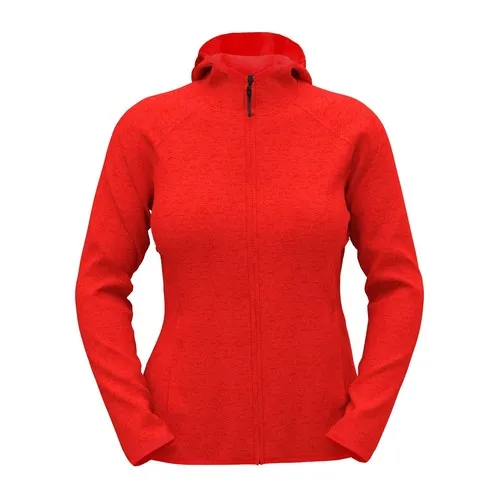 Lux Hooded Knit Fleece Jacket