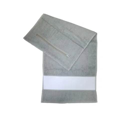 Serviette de sport personnalisable avec poches zippées - Fitness