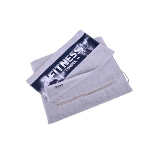 Serviette de sport personnalisable avec poches zippées - Fitness