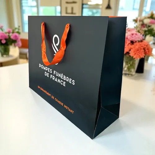 SAC PAPIER LUXE SUR MESURE - 2 COUL