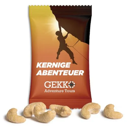 CACAHUETES GRILLEES ET SALEES dans un sachet personnalisable