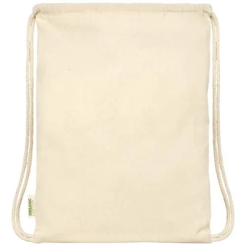 Sac à cordon bio OCS 5L en coton organique 100 g/m² personnalisable