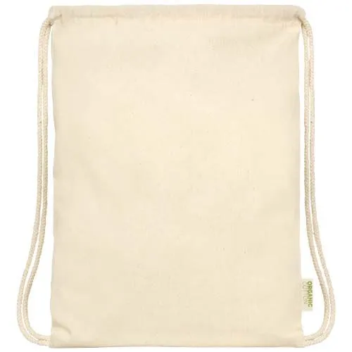 Sac à cordon bio OCS 5L en coton organique 100 g/m² personnalisable
