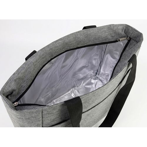Sac Cabas Isotherme RPET Personnalisable - 20L Gris Chiné