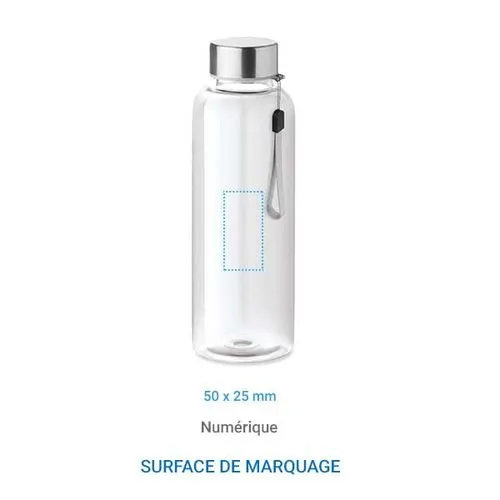 Bouteille recyclée REPT 500 Transparent