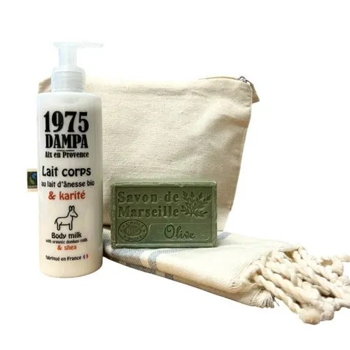 Set Cosmétique Voyage Personnalisable - Gel & Lait Corps