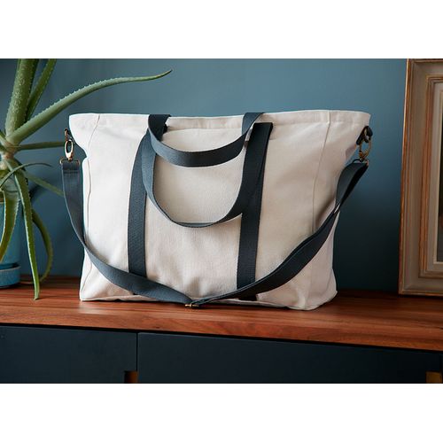 Sac Week-end Premium Écru 29L - Personnalisable par Sérigraphie