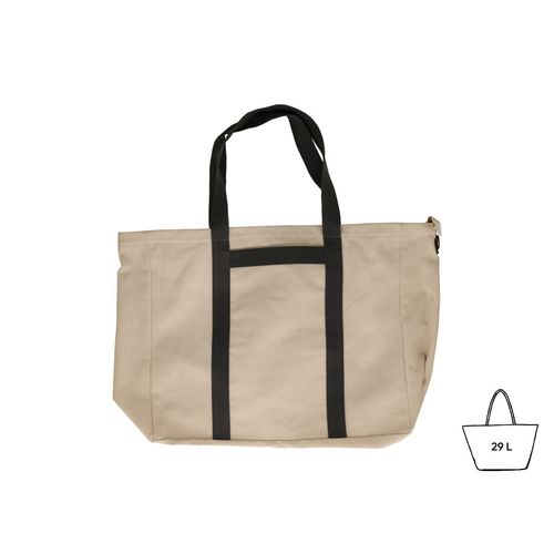 Sac Week-end Premium Écru 29L - Personnalisable par Sérigraphie