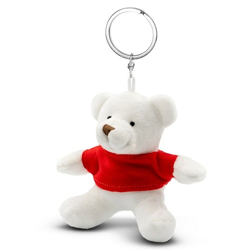 Porte-clés Ours en Peluche avec T-shirt Personnalisable