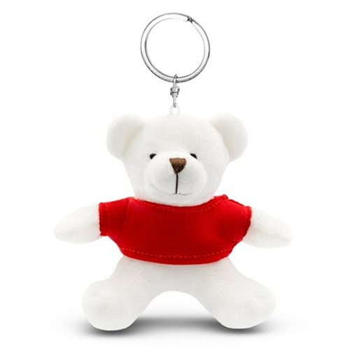 Porte-clés Ours en Peluche avec T-shirt Personnalisable