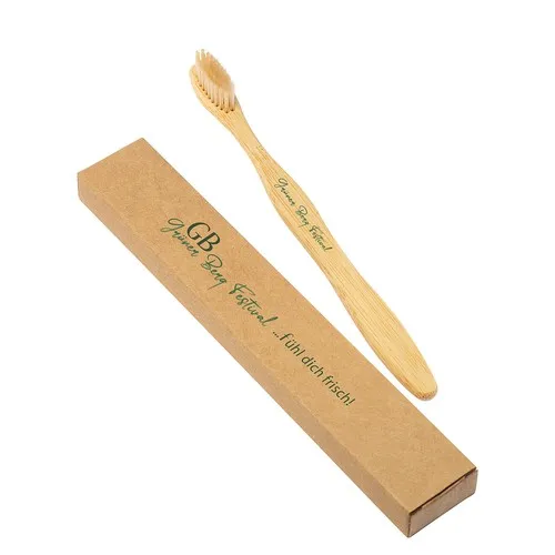 Brosse à Dents Bambou Personnalisable - Objet Écologique Publicitaire