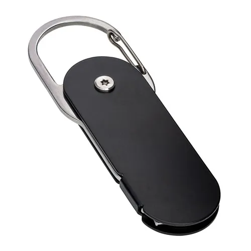 Outil Multifonctions Compact Personnalisable avec Mousqueton