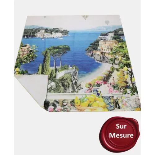 Drap de Plage XXL Personnalisé 150x150 cm - Sublimation Quadri HD