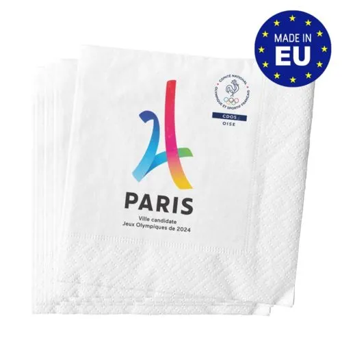 Serviette Papier Personnalisée Express 33x33cm - Impression Quadri