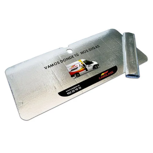 Pare-soleil publicitaire écologique pliable personnalisable