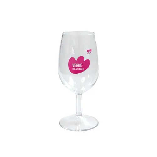 Verre à vin INAO réutilisable Tritan personnalisable