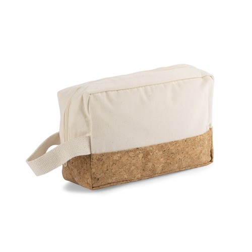 Pochette Cosmétiques Toile et Liège Personnalisable