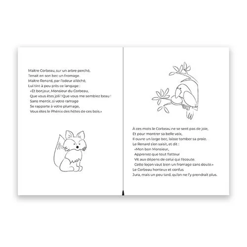 Cahier de jeux personnalisé 3-5 ans - Fables illustrées