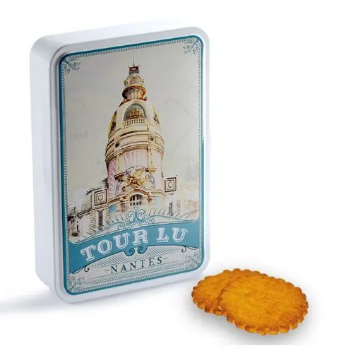 BOÎTE PLATE avec des biscuits grands sablés 175 g
