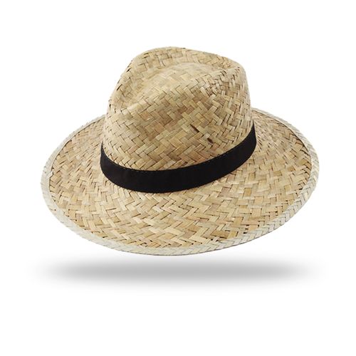 Chapeau Panama Personnalisé en Paille Dorée - Dès 100 pièces