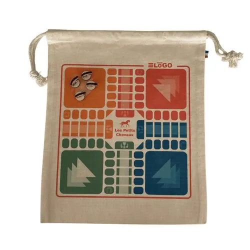 Pochon 3 JEUX EN 1 : petits chevaux / dames / échecs - France