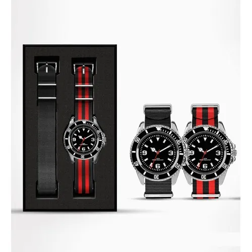 Montre Set Nato Personnalisable - Coffret 2 Bracelets Interchangeables