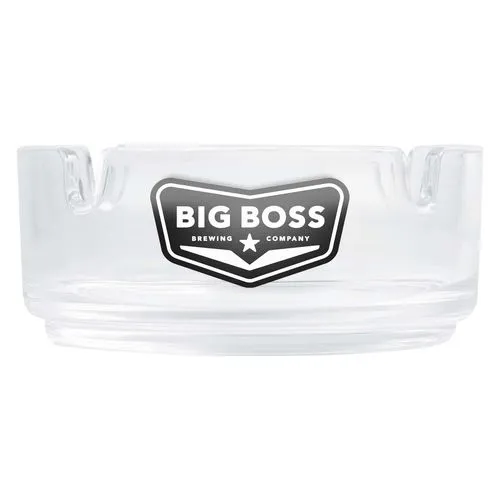 Cendrier en verre transparent (8.5cm)