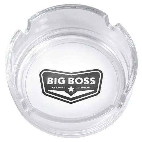 Cendrier en verre transparent (8.5cm)