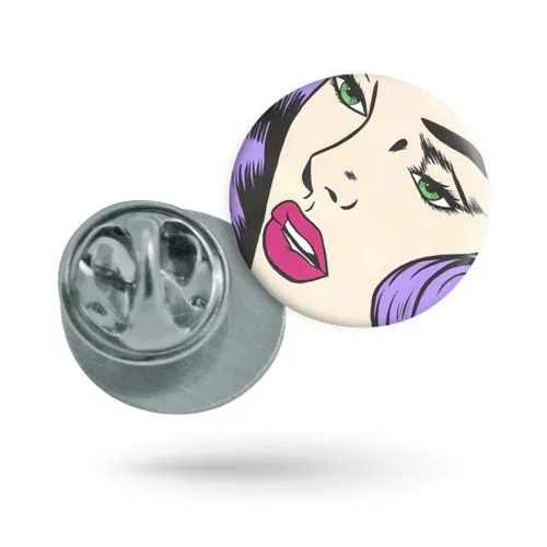 Pin's aluminium imprimé