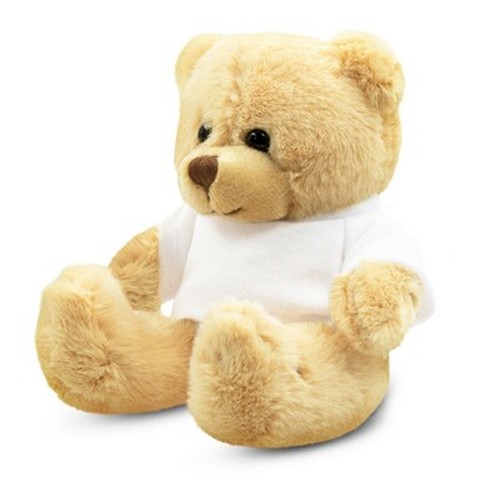 Ours en Peluche avec T-shirt Personnalisable - 12 cm