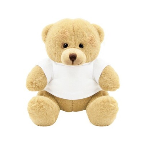 Ours en Peluche avec T-shirt Personnalisable - 12 cm