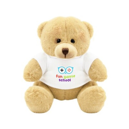 Ours en Peluche avec T-shirt Personnalisable - 12 cm