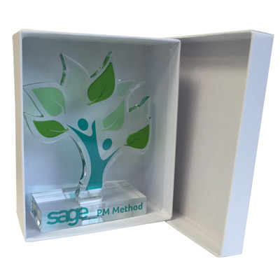 Trophée Arbre en Laiton et Altuglas - Fabrication Française