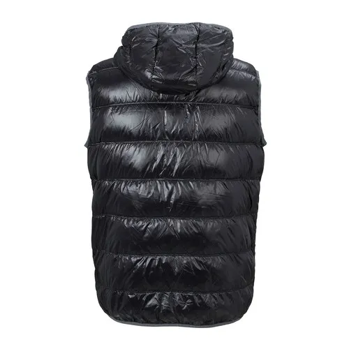 Bodywarmer duvet à capuche homme