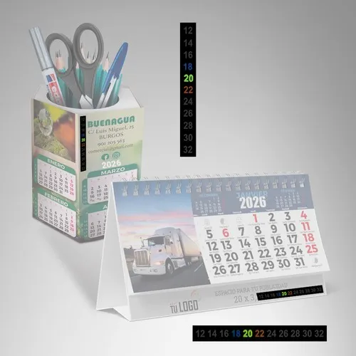 Tasse calendrier de table