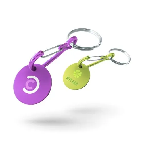 Porte-clés jeton ABS personnalisé