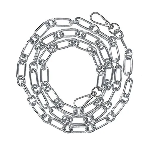 Chaine metal Argent 25mm série MONZA pour coque avec anneau - 120cm